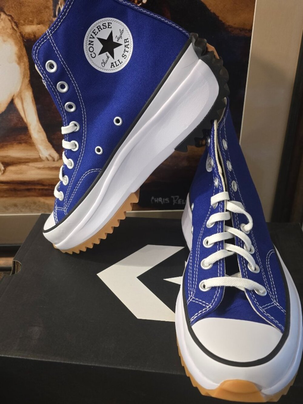 Converse Run Star Hike Hi Top Shoes (A09383C) Indigo Women's Sz 10 US NEW RARE